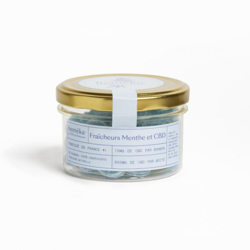 Bonbon au CBD : fraicheur Menthe 10mg