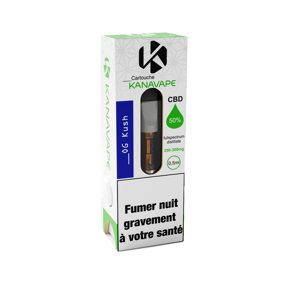 Cartouche CBD OG Kush 50% kanavap