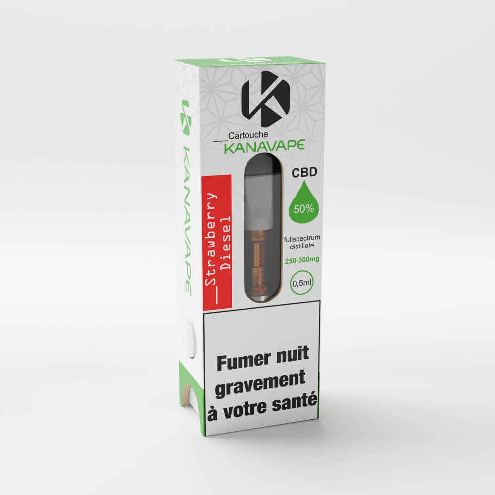 Cartouche kanavap strawberry diesel 55% CBD